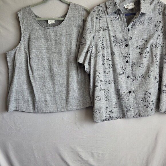 Lady Dorby Shirt Tank Blouse Casual - Picture 4 of 5